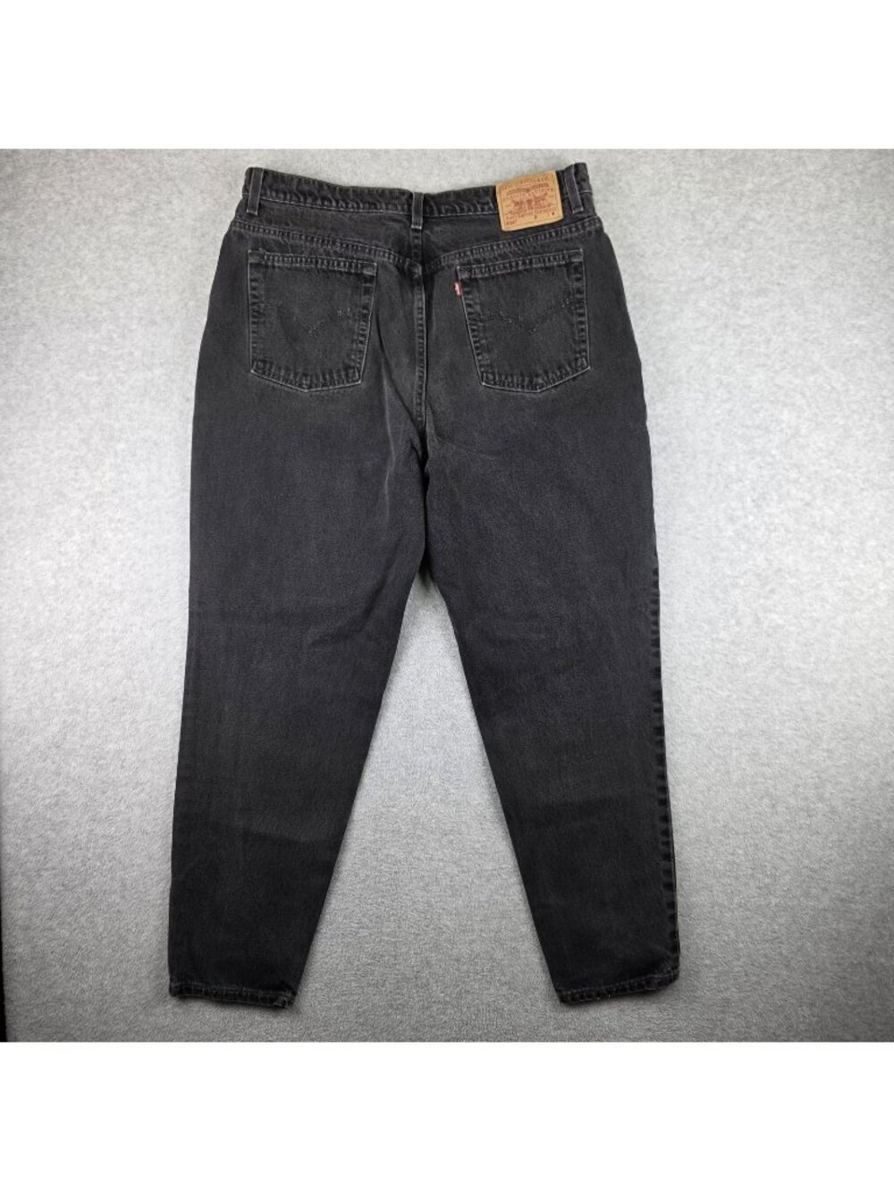 Vintage Levi's 550 Jeans Womens 20W Black Relaxed Tapered USA Made 1998
